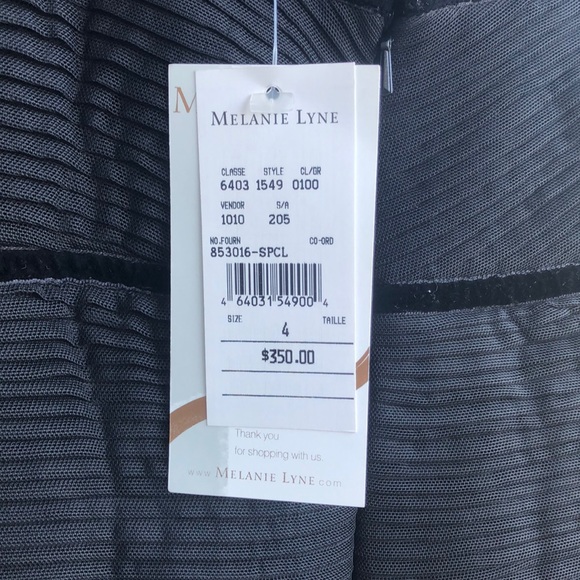 NEW Melanie Lyne Black Dress - Picture 7 of 8